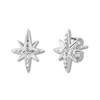 Thumbnail Image 3 of North Star Earrings 1/10 ct tw Diamonds 10K White Gold