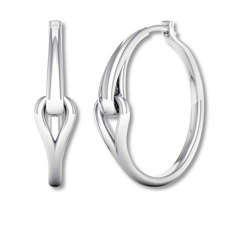 LOVE EARRINGS 2.65MM SILVER