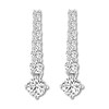 Thumbnail Image 0 of THE LEO Diamond Earrings 5/8 ct tw Round-cut 14K White Gold