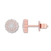Thumbnail Image 1 of Diamond Earrings 3/8 ct tw Round-cut 10K Rose Gold
