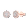 Thumbnail Image 2 of Diamond Earrings 3/8 ct tw Round-cut 10K Rose Gold