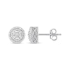 Thumbnail Image 1 of Diamond Earrings 1/10 ct tw Round-cut Sterling Silver