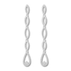 Thumbnail Image 1 of Diamond Dangle Earrings 1/3 ct tw Round-cut Sterling Silver