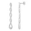 Thumbnail Image 2 of Diamond Dangle Earrings 1/3 ct tw Round-cut Sterling Silver