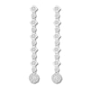 Thumbnail Image 0 of Diamond Dangle Earrings 5/8 ct tw Round-cut 10K White Gold