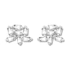 Thumbnail Image 0 of Baguette Diamond Cluster Earrings 1/5 ct tw Sterling Silver