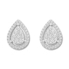 Thumbnail Image 0 of Diamond Teardrop Earrings 1/3 ct tw Round-cut 10K White Gold