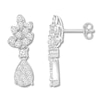 Thumbnail Image 0 of Diamond Drop Earrings 1/2 ct tw Round-cut Sterling Silver