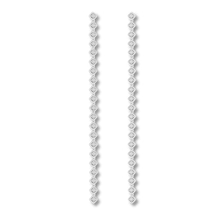 Diamond Line Earrings 1/8 Carat tw Sterling Silver | Kay