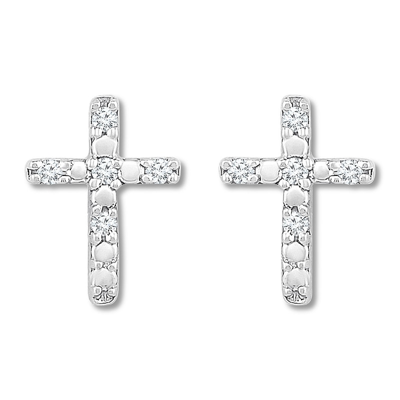 x Shaped Earrings | Stud, Hoop & Cross Earrings for Men A Pair