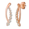 Thumbnail Image 0 of Le Vian Nude Diamond Earrings 1/2 ct tw 14K Strawberry Gold