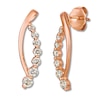 Thumbnail Image 1 of Le Vian Nude Diamond Earrings 1/2 ct tw 14K Strawberry Gold