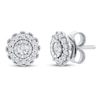 Thumbnail Image 1 of Diamond Earrings 1/4 ct tw Round-cut Sterling Silver