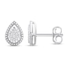 Thumbnail Image 0 of Diamond Teardrop Earrings 1/10 ct tw Sterling Silver