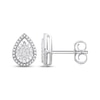 Thumbnail Image 1 of Diamond Teardrop Earrings 1/10 ct tw Sterling Silver