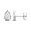 Thumbnail Image 0 of Diamond Teardrop Earrings 1/10 ct tw Sterling Silver