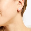 Thumbnail Image 1 of Diamond Teardrop Earrings 1/10 ct tw Sterling Silver