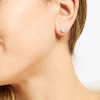Thumbnail Image 3 of Diamond Teardrop Earrings 1/10 ct tw Sterling Silver