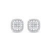 Thumbnail Image 2 of Diamond Stud Earrings 1/4 ct tw Sterling Silver