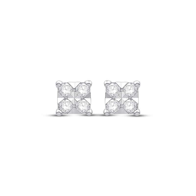 Diamond Stud Earrings 1/8 ct tw 10K White Gold | Kay
