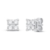 Thumbnail Image 2 of Diamond Stud Earrings 1/4 ct tw 10K White Gold
