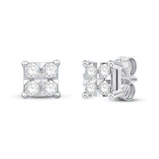 Diamond Stud Earrings 1/4 ct tw 10K White Gold | Kay