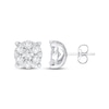 Thumbnail Image 2 of Diamond Fashion Stud Earrings 1 1/2 ct tw 10K White Gold
