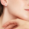 Thumbnail Image 3 of Diamond Fashion Stud Earrings 1 1/2 ct tw 10K White Gold