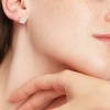 Thumbnail Image 4 of Diamond Fashion Stud Earrings 1 1/2 ct tw 10K White Gold