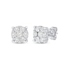 Thumbnail Image 1 of Diamond Fashion Stud Earrings 1 ct tw 10K White Gold
