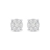 Diamond Fashion Stud Earrings 1 ct tw 10K White Gold