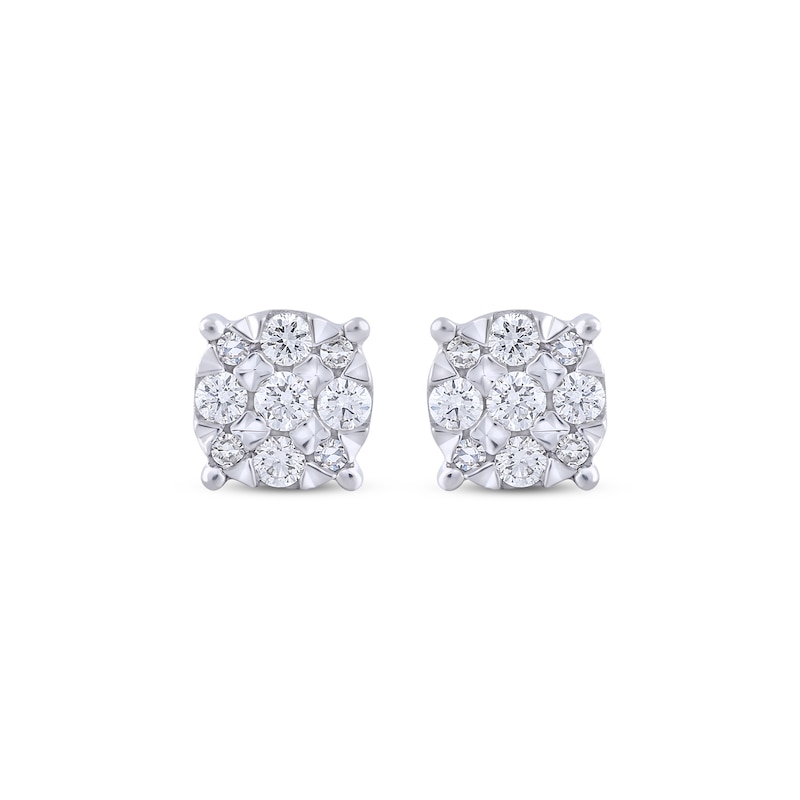 Main Image 2 of Diamond Stud Earrings 1/3 ct tw 10K Yellow Gold