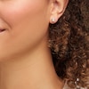 Thumbnail Image 2 of Diamond Stud Earrings 1/3 ct tw 10K White Gold