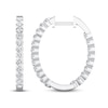 Thumbnail Image 1 of KAY Lab-Grown Diamonds Hoop Earrings 1-1/2 ct tw 14K White Gold