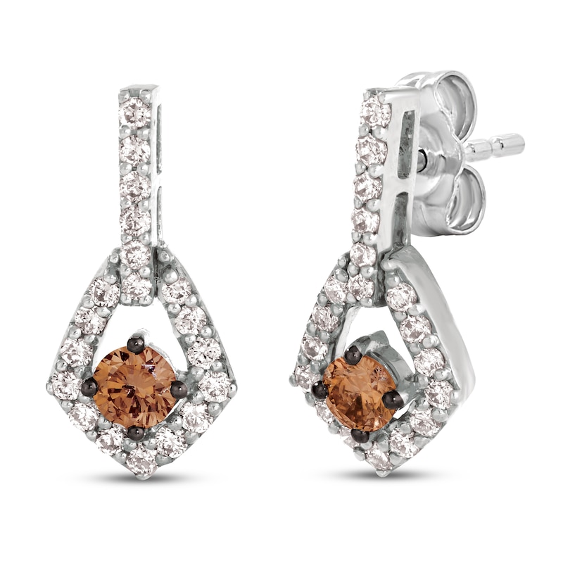 Main Image 1 of Le Vian Diamond Earrings 5/8 ct tw 14K Vanilla Gold