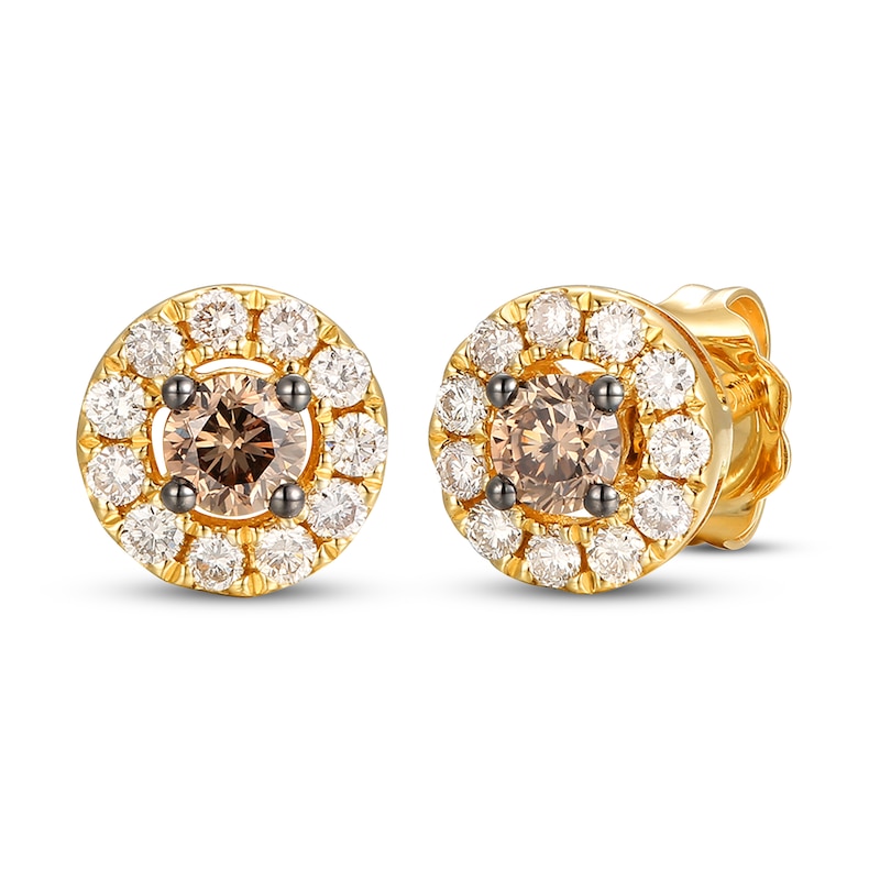 Main Image 1 of Le Vian Diamond Earrings 1/2 ct tw 14K Honey Gold
