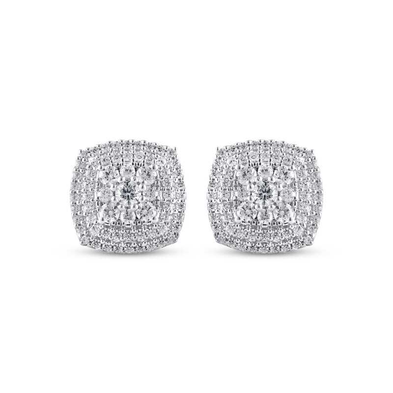 Diamond Earrings 1 ct tw 10K White Gold