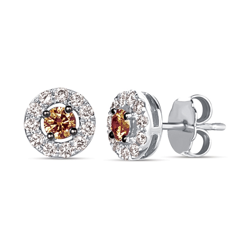 Main Image 1 of Le Vian Diamond Earrings 1/2 ct tw 14K Vanilla Gold