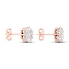 Thumbnail Image 3 of Diamond Fashion Earrings 1/3 ct tw Round-cut 10K Rose Gold