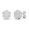 Thumbnail Image 1 of Diamond Fashion Earrings 1/3 ct tw Round-cut 10K White Gold
