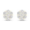 Thumbnail Image 3 of Diamond Fashion Earrings 1/3 ct tw Round-cut 10K Yellow Gold