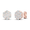 Thumbnail Image 0 of Diamond Fashion Earrings 1/4 ct tw Round-cut 10K Rose Gold