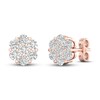 Thumbnail Image 1 of Diamond Fashion Earrings 1/4 ct tw Round-cut 10K Rose Gold
