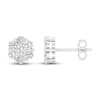 Thumbnail Image 1 of Diamond Fashion Earrings 1/4 ct tw Round-cut 10K White Gold