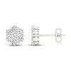 Thumbnail Image 2 of Diamond Fashion Earrings 1/4 ct tw Round-cut 10K White Gold