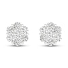 Thumbnail Image 2 of Diamond Fashion Earrings 1/4 ct tw Round-cut 10K White Gold
