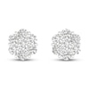 Thumbnail Image 3 of Diamond Fashion Earrings 1/4 ct tw Round-cut 10K White Gold