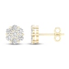 Thumbnail Image 1 of Diamond Fashion Earrings 1/4 ct tw Round-cut 10K Yellow Gold