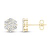 Thumbnail Image 2 of Diamond Fashion Earrings 1/4 ct tw Round-cut 10K Yellow Gold