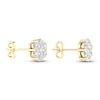 Thumbnail Image 4 of Diamond Fashion Earrings 1/4 ct tw Round-cut 10K Yellow Gold